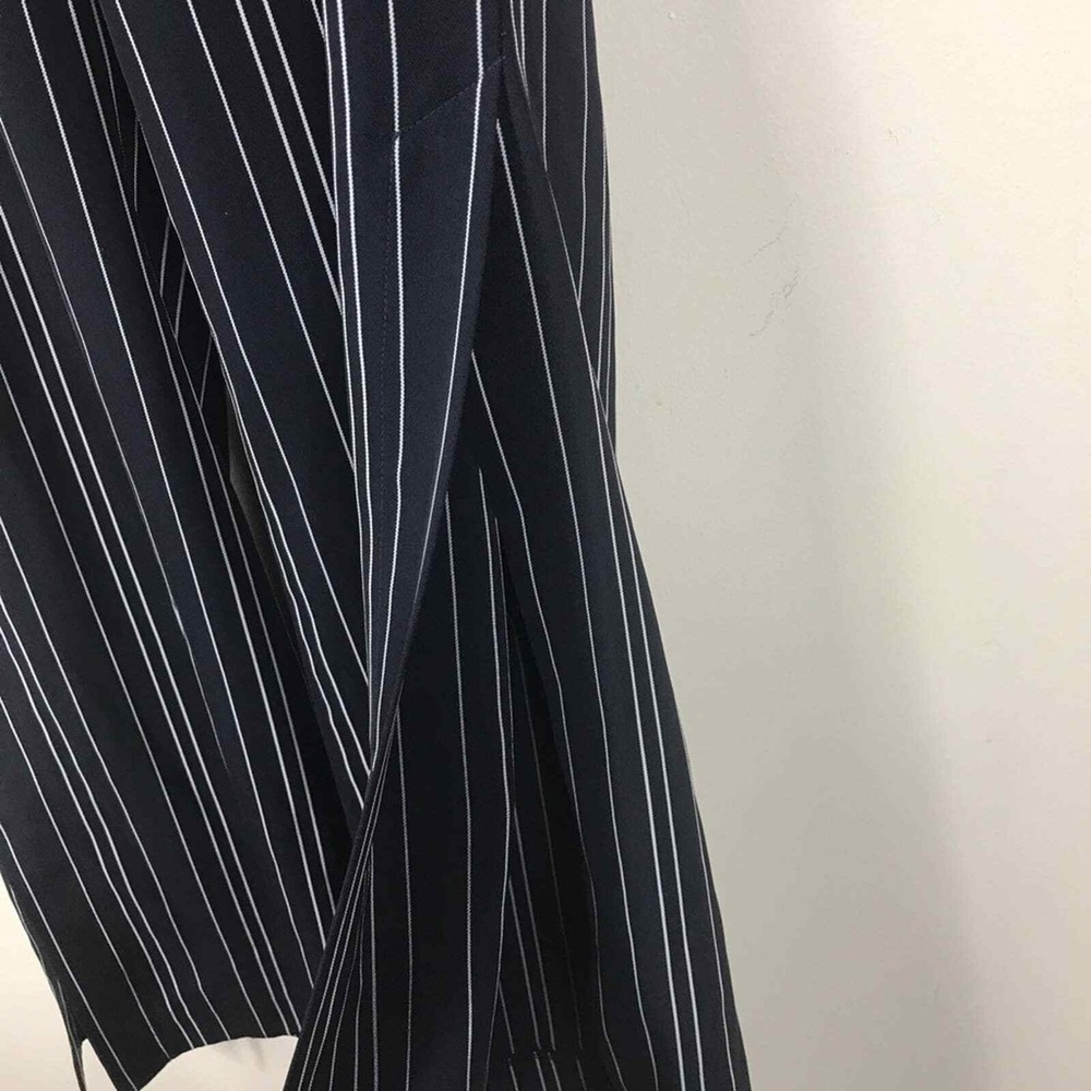 Zara Basic Pinstripe Drawstring Pants - Picture 6 of 6